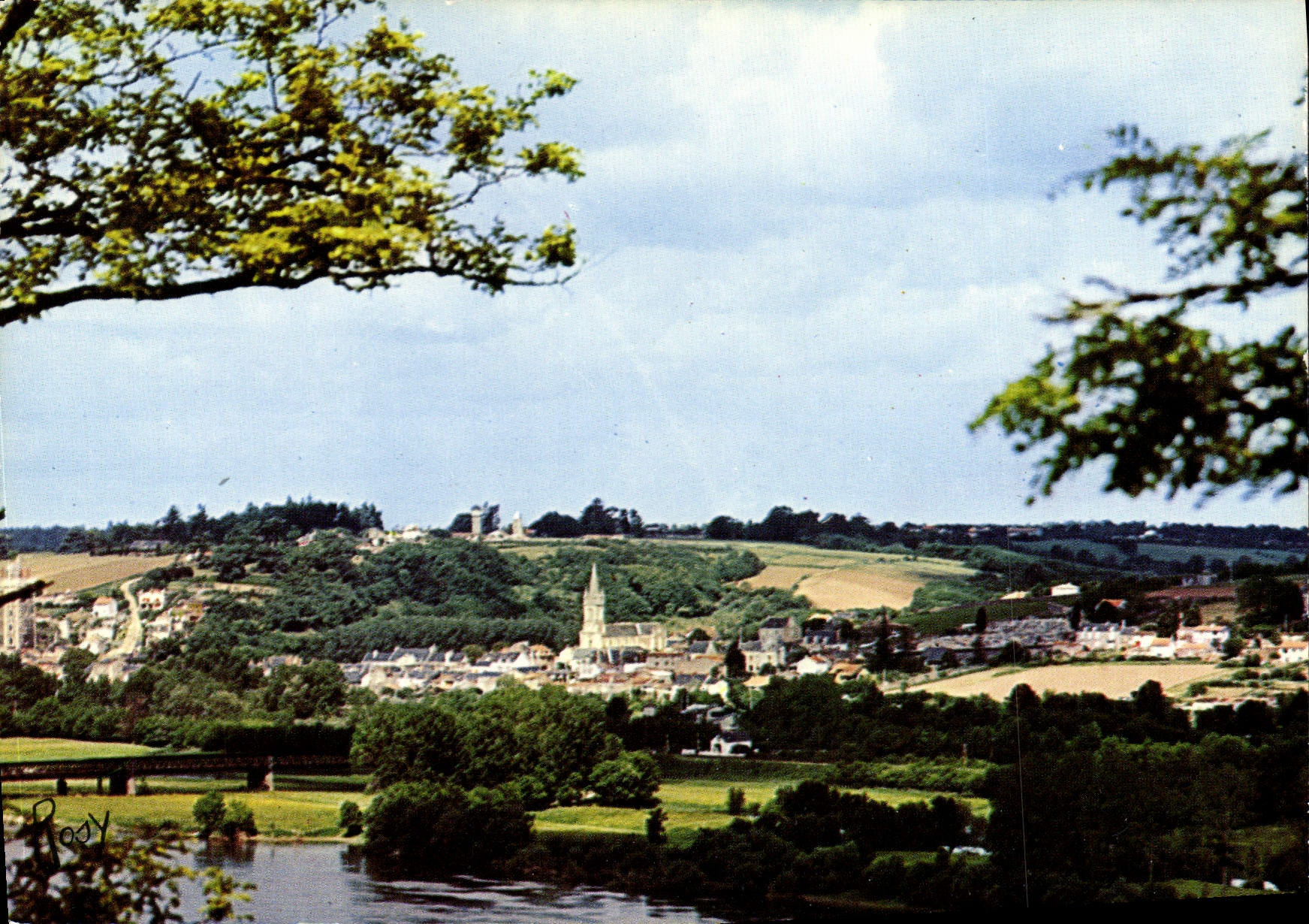 CPSM Oudon vue generale prise du Champ Palud 