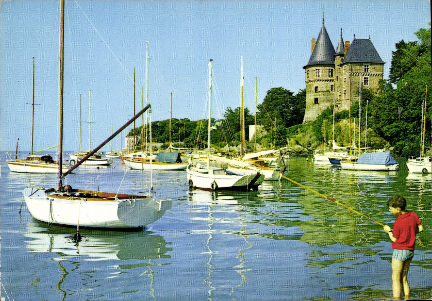 CPSM Ports Bretons Pornic Loire Atlantique Perle de la Cote de Jade 
