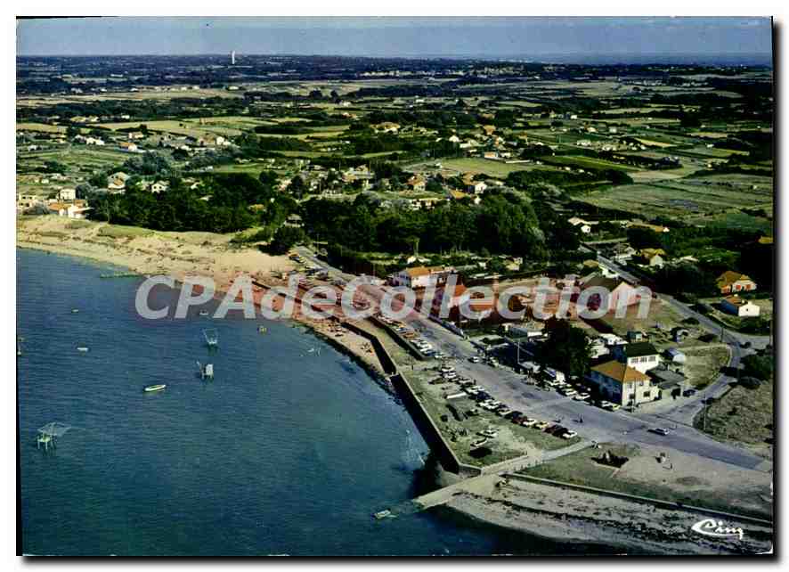 CPSM Plaine sur Mer la tara vue aerienne 