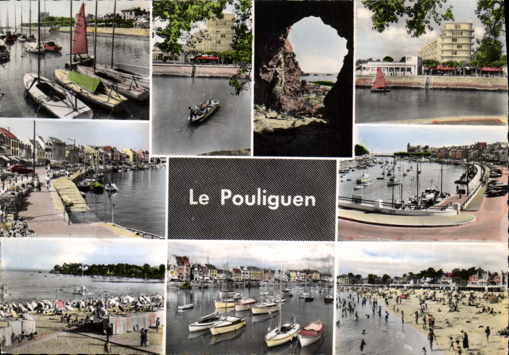 CPSM Le Pouliguen L Atl port bateaux