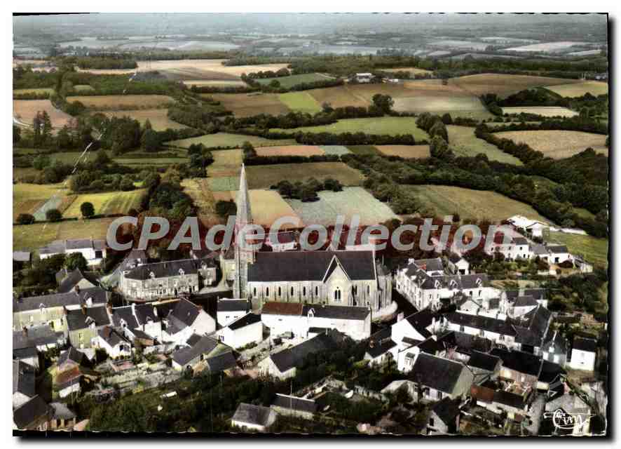 CPSM Vigneux de Bretagne Loire Atlant vue generale aerienne 