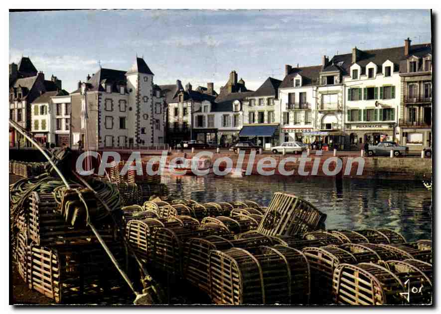 CPSM Le Croisic L A les Casiers de peche et le port 