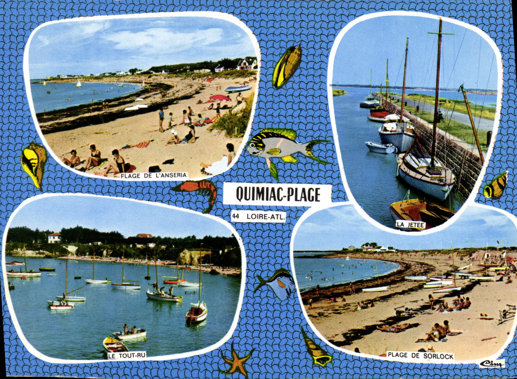 CPSM Quimiac Plage Loire Atlant 