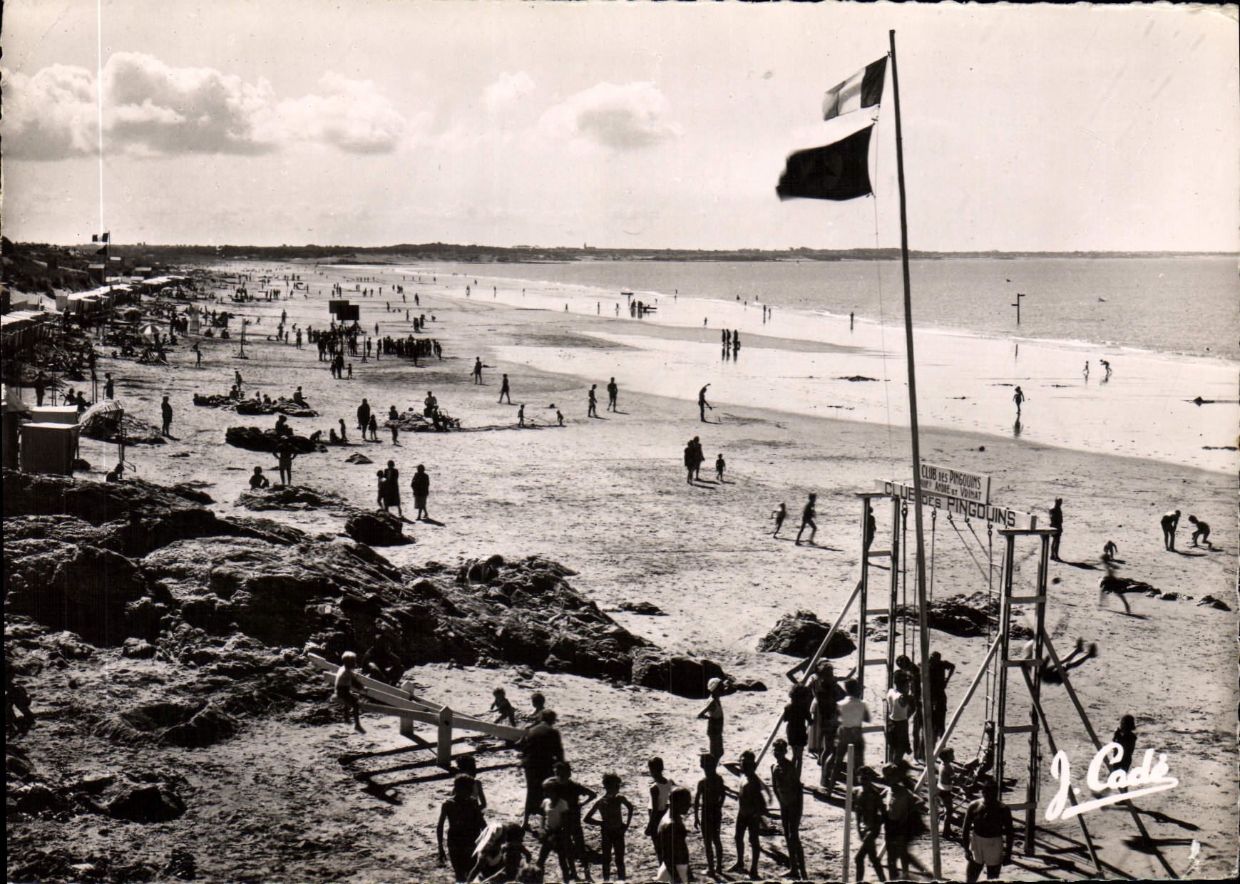 CPSM La Cote de Jade Saint Brevin l'ocean la plage a maree basse 