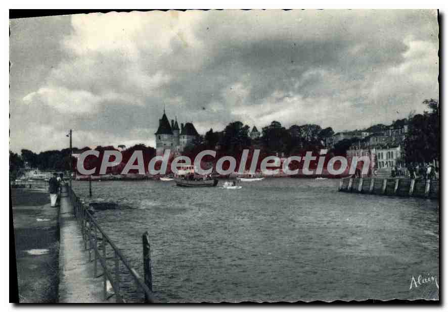 CPSM Pornic depart du bateau pour Noirmoutier 