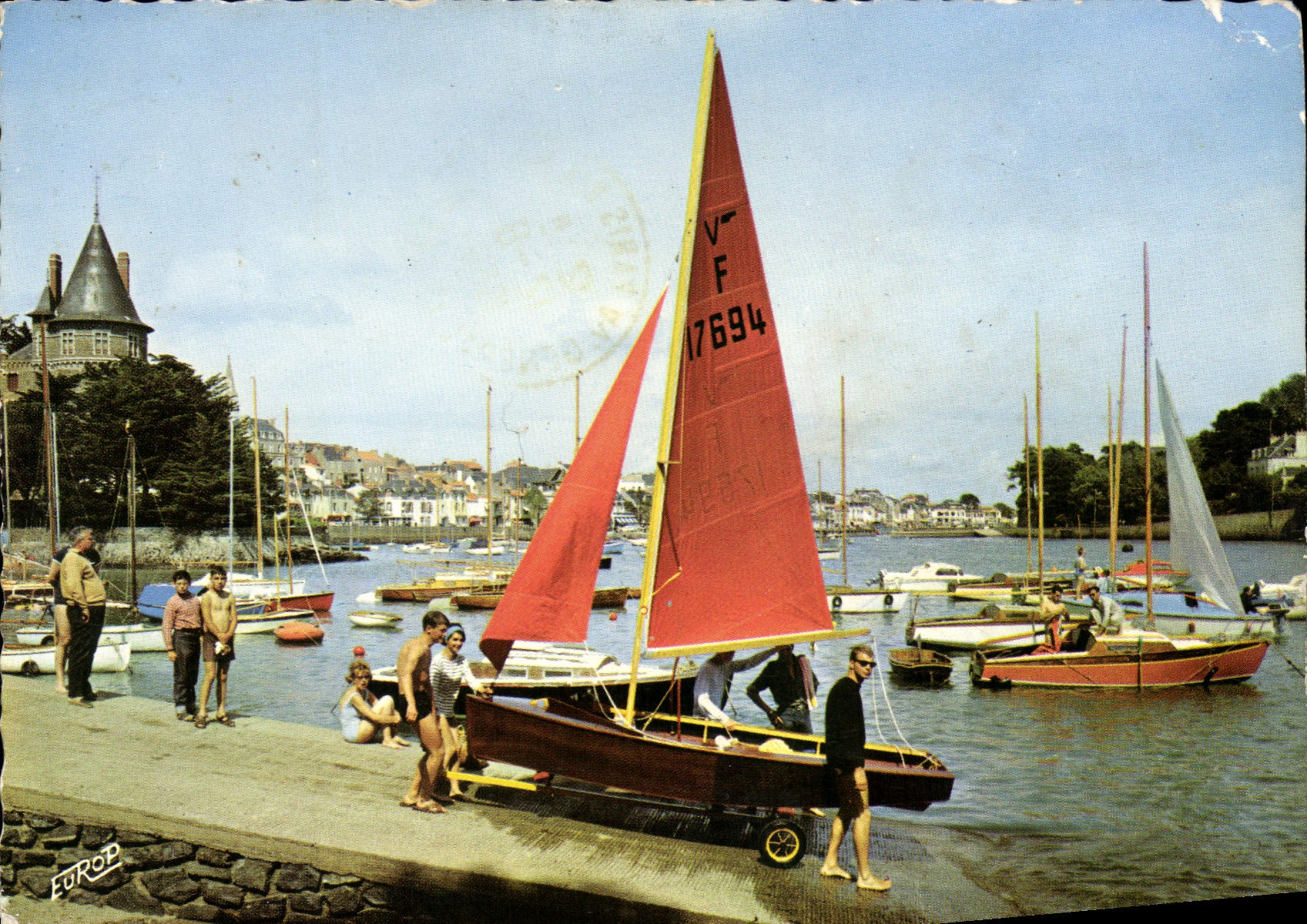 CPSM Pornic Loir Atl le port des Yachts 