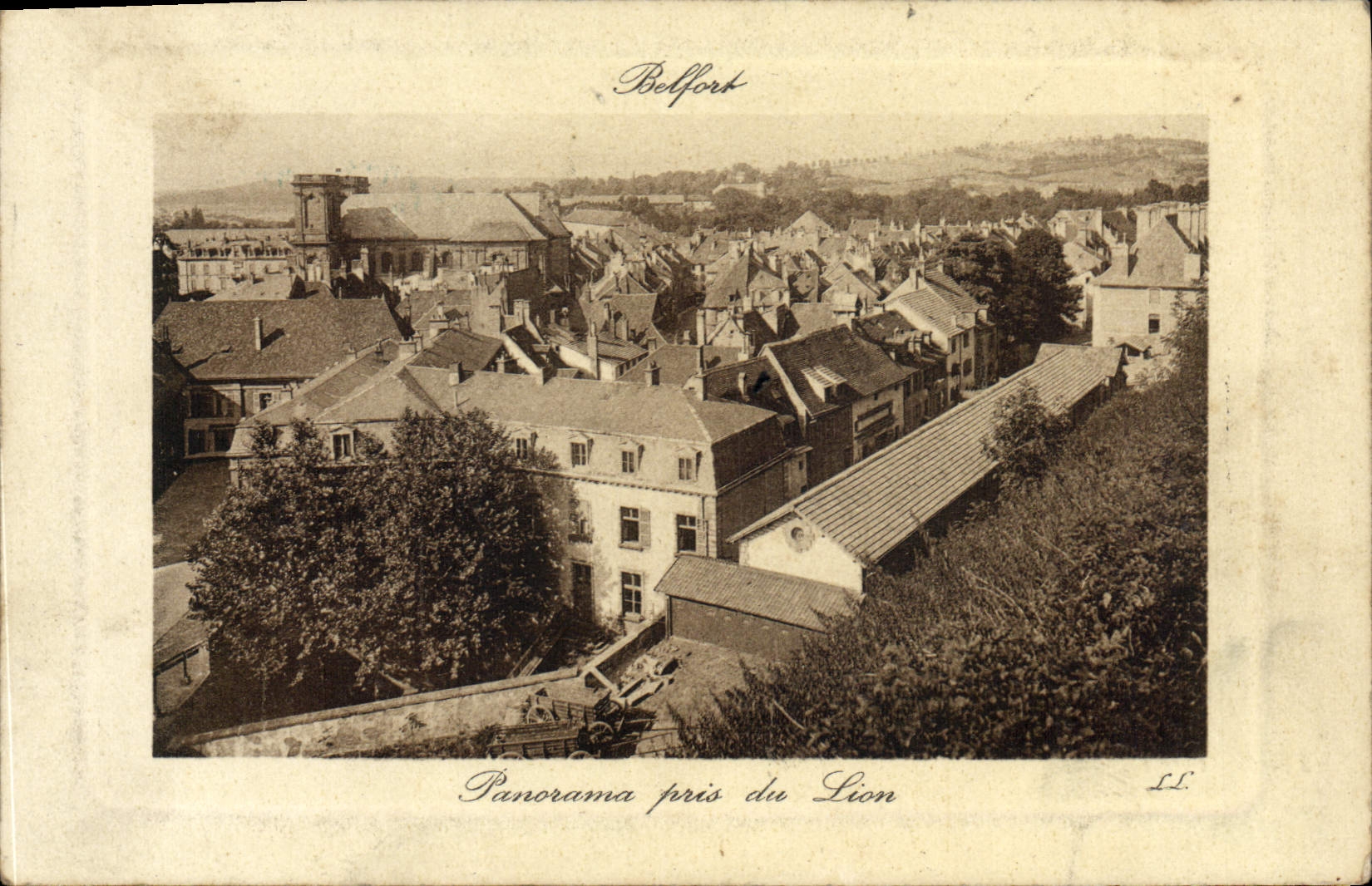Belfort — Panorama pris du Lion — LL