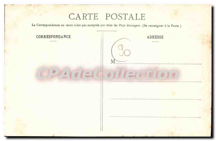Belfort, l'église Saint-Christophe — Édition spéciale des Galeries Modernes, phot. Drouin — Verso