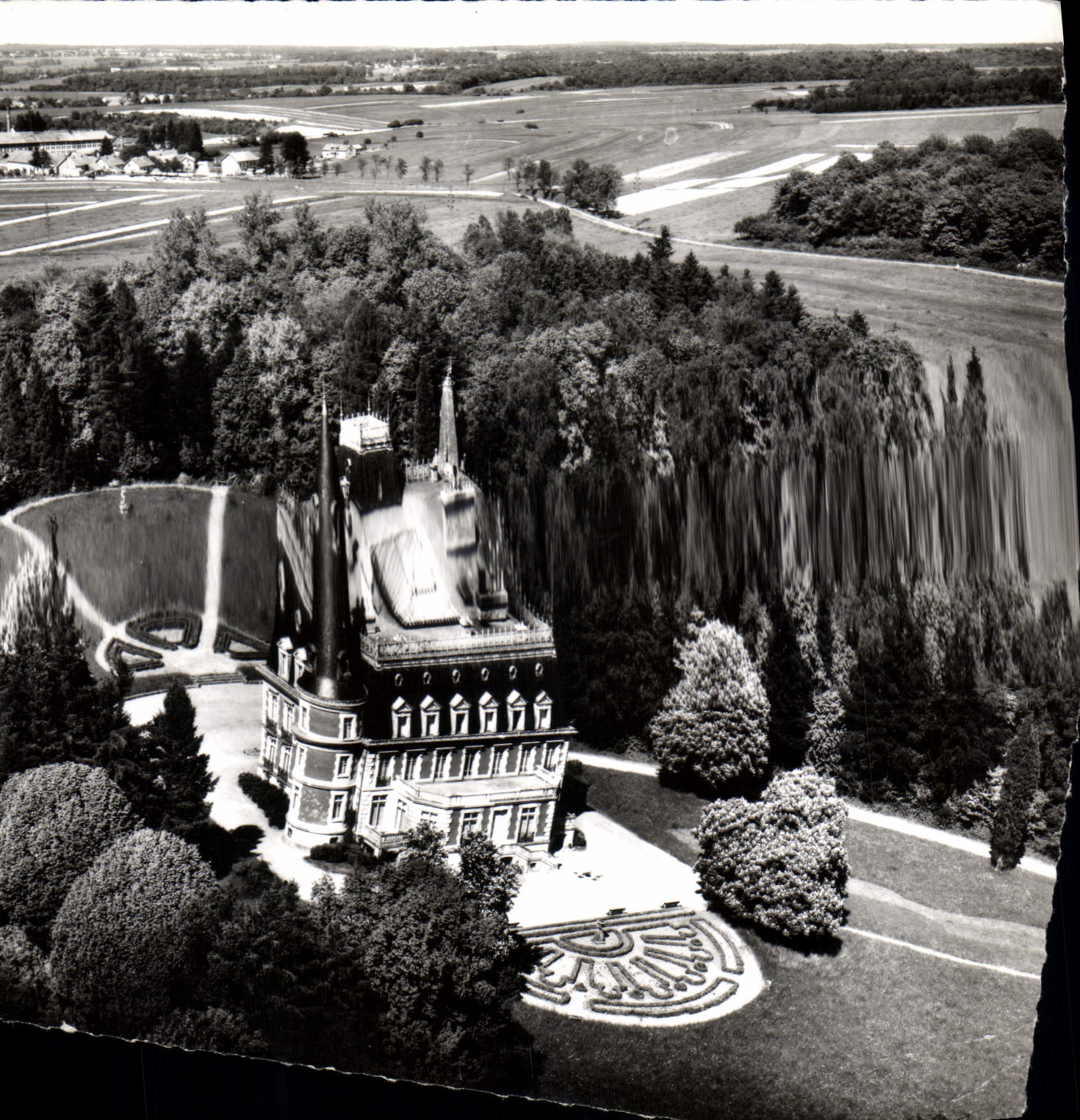 CPSM Morvillars 90. T de B vue aerienne centre de promotion Superieure du commerce de Gros les Toure