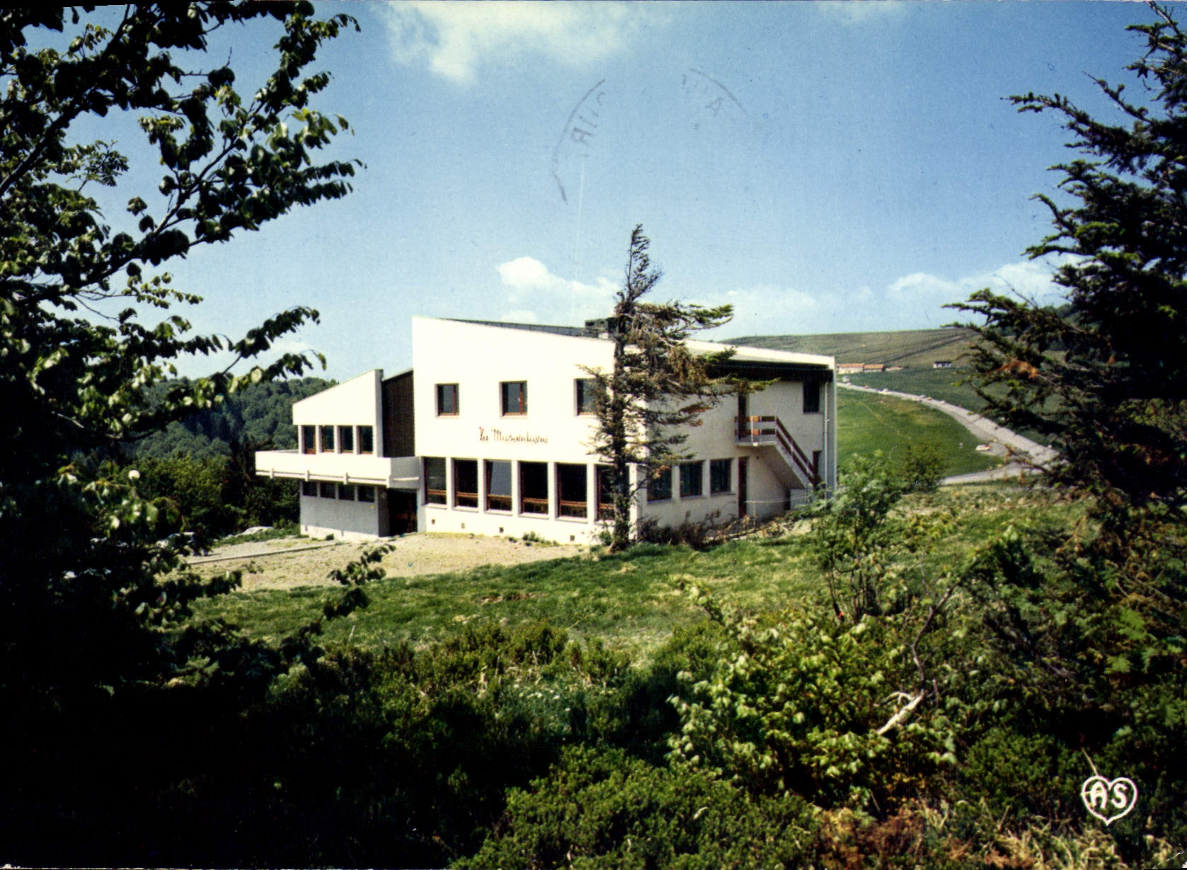 CPSM Ballon d'Alsace Giromagny Ballon d'Alsace la Musardiere inauguaration 23 Mai 1973 centre de loi