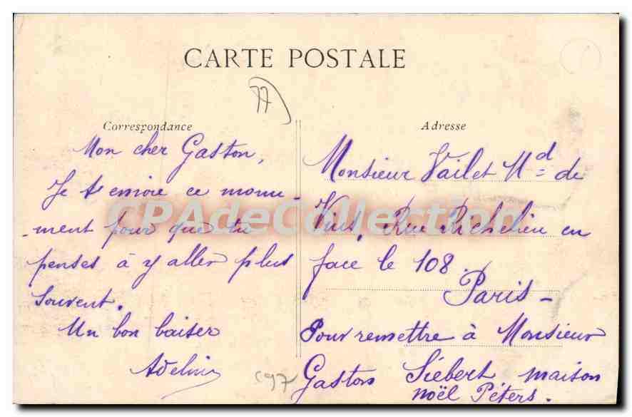 Coulommiers — La Caisse d'Epargne C.L.C. — Lib. E. Glozier — Reverso