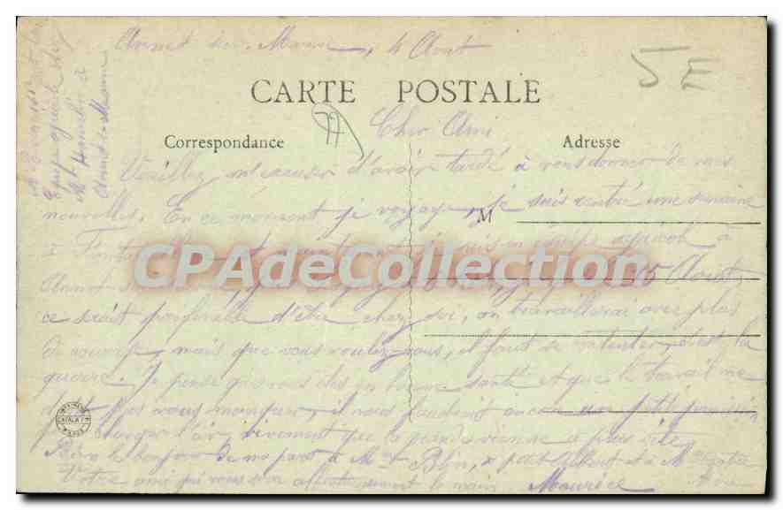 CPA Annet sur Marne bords de Marne  — Verso