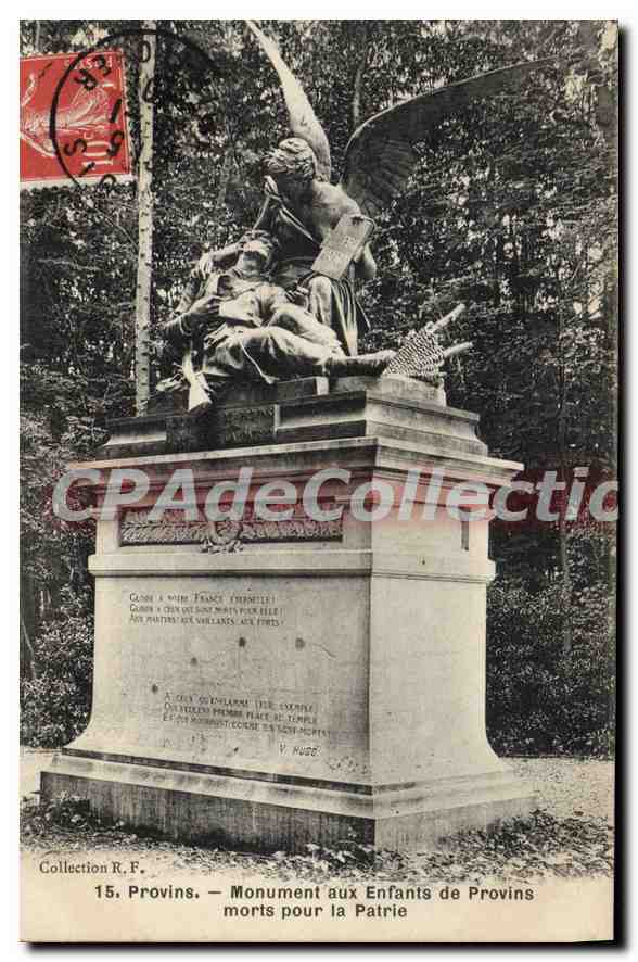 Provins — Monument aux Enfants de Provins morts pour la Patrie — Collection R.F.