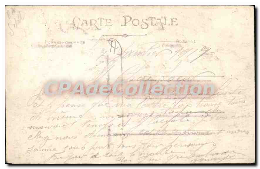 CPA Mary sur Marne ancienne Ecluse  — Verso