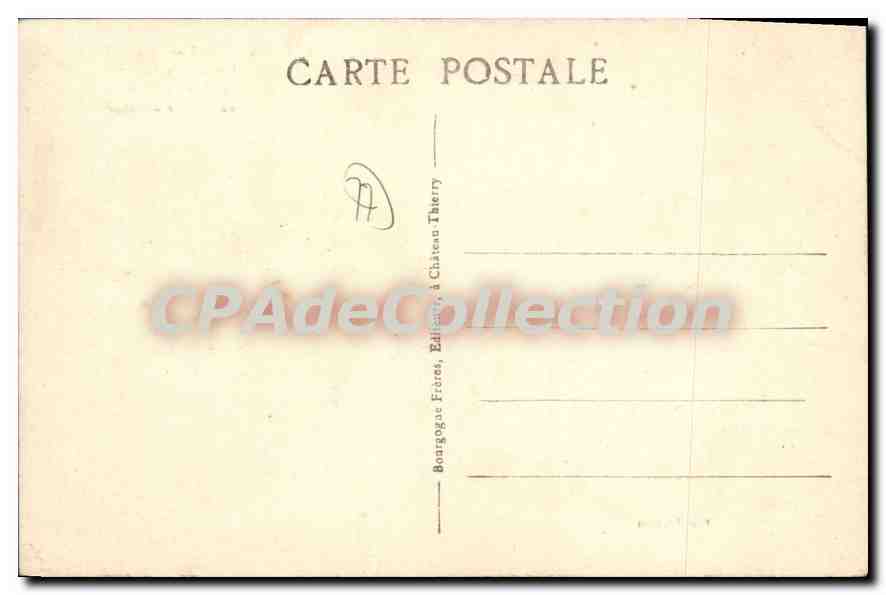 CPA Mary sur Marne Bords de la Marne et vue du pont du chemin de fer barques — Verso