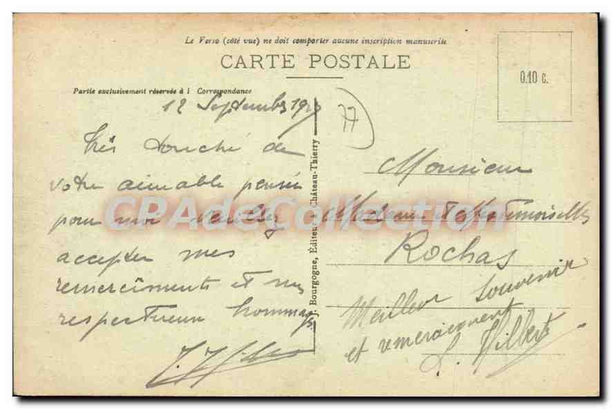 CPA Mary sur Marne les Bords de la Marne  — Verso