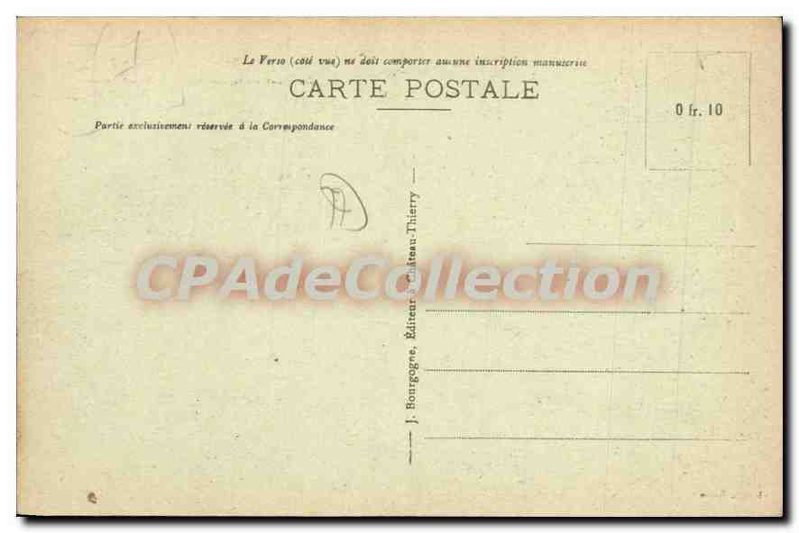MARY-sur-MARNE — Intérieur de la Maison de Convalescence — Édition Baron — Verso