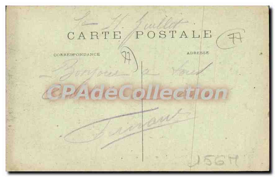 CPA Chelles les Bords de la Marne la pointe des iles Mortes  — Rückseite