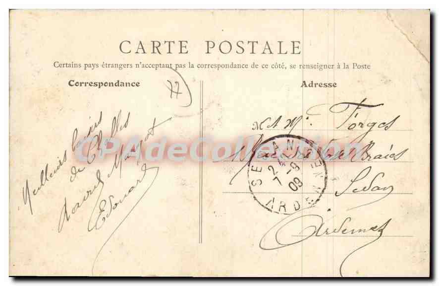 CPA La Marne Pittoresque Chelles S et M la Berge Long des Iles  — Rückseite