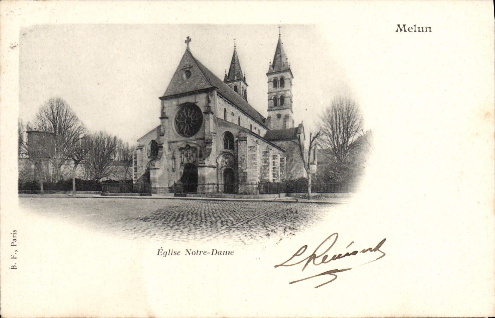 Église Notre-Dame — Melun — B. F., Paris