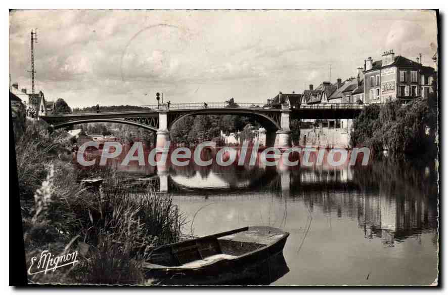 Pont de la Ville sur la Marne — La Ferté-sous-Jouarre — Éditeur E. Mignon