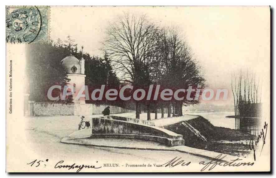 MELUN - Promenade de Vaux — Compagnie des Galeries Molunaises, n°15