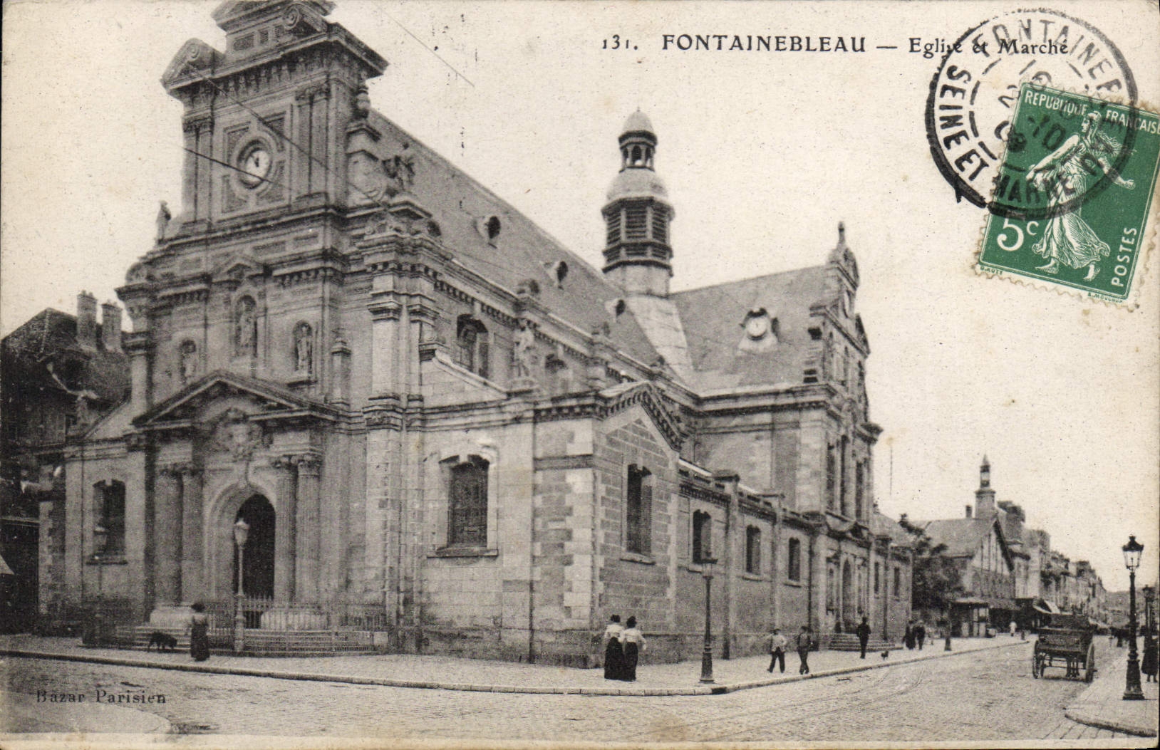 Fontainebleau — Église & Marché — Bazare Parisien n°131