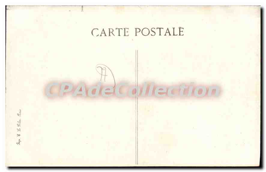 CPA Claye chateau des Tourelles la Serre  — Rückseite