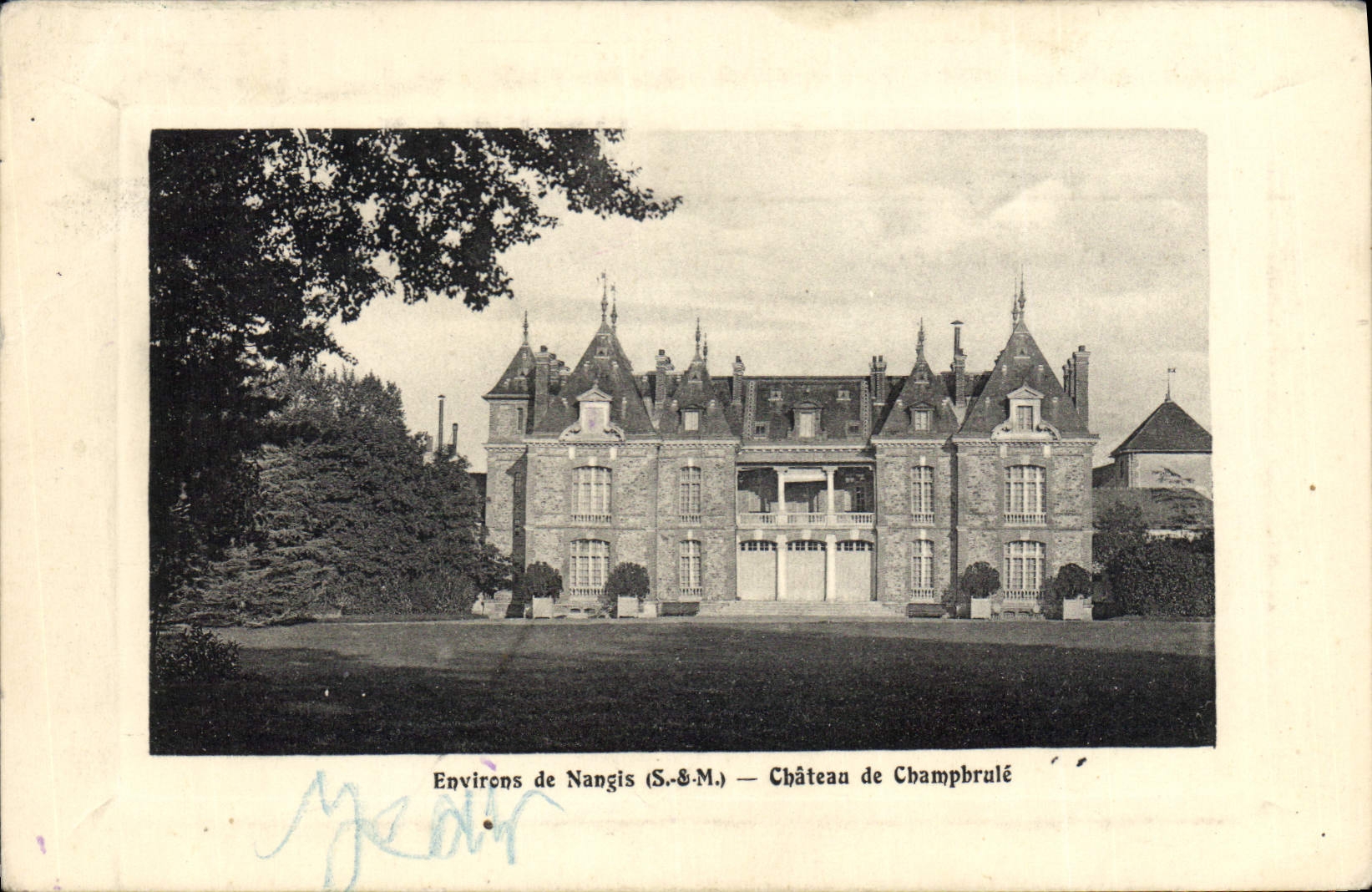 CPA Environs de nangis S et M chateau de Champbrule 