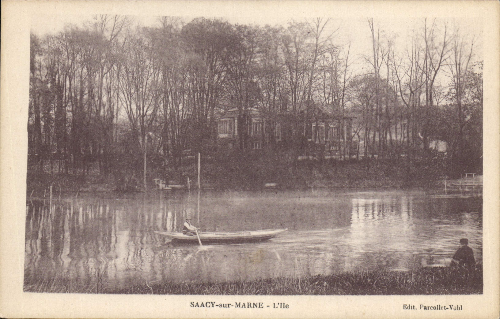 SAACY-sur-MARNE - The Island — Edit. Parcollet-Vohl