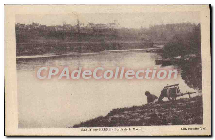SAACY-sur-MARNE — Banks of the Marne — Edit. Parcollet-Vohl