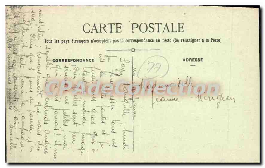 CPA Chelles S et M les Nords de la Marne barques — Rückseite