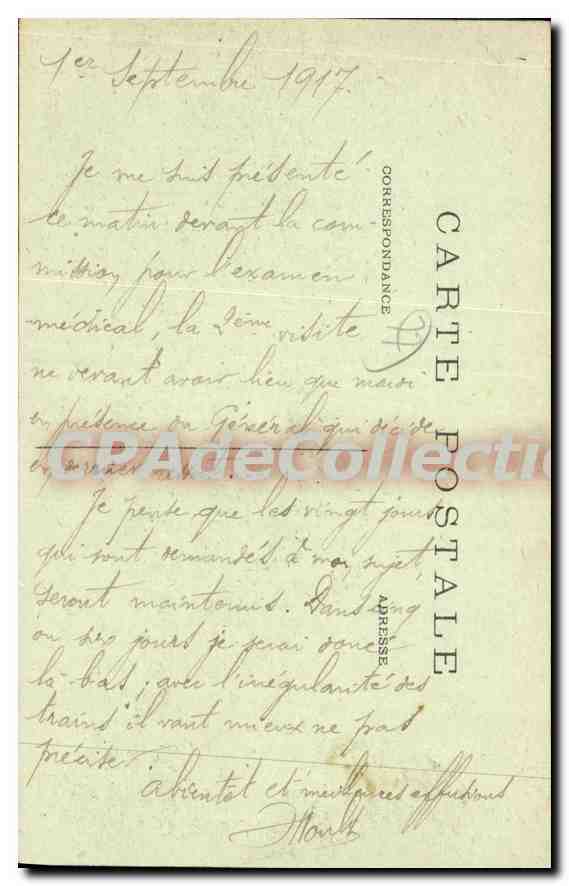 Fontainebleau — La Place Carnot — éditeur CPAdeCollection, n° 64 — Verso