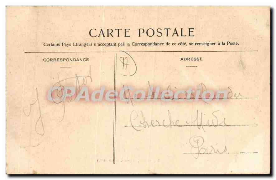 CPA Mary sur Marne le pont  — Verso