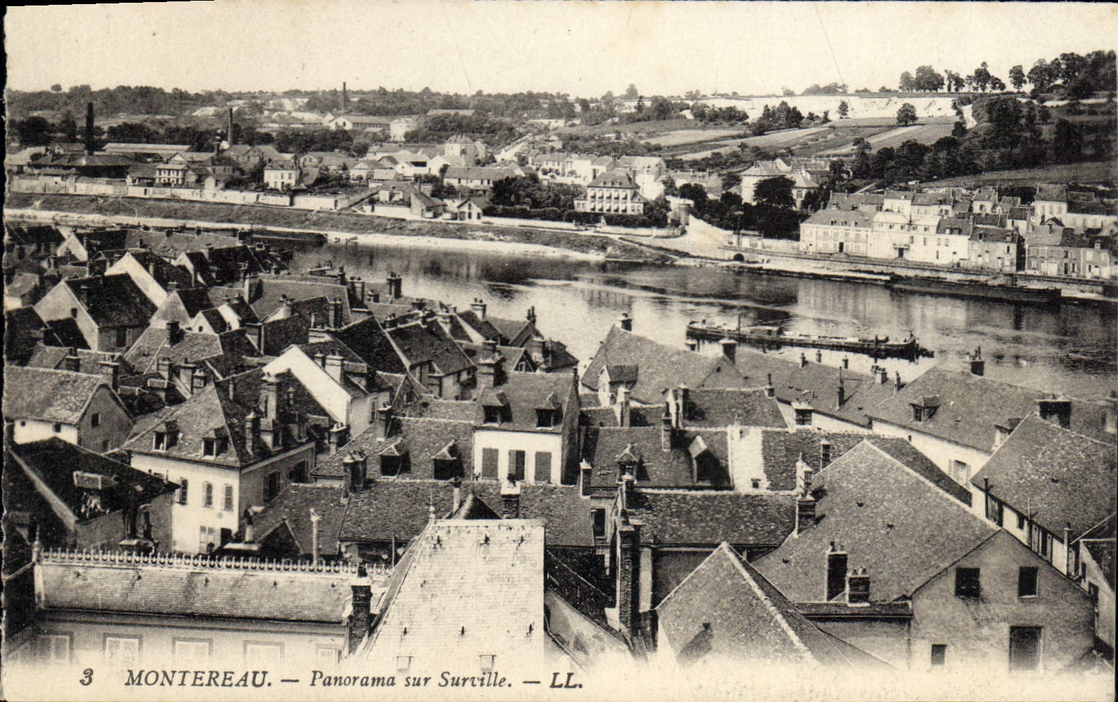 Montereau — Panorama sobre Surville — LL.