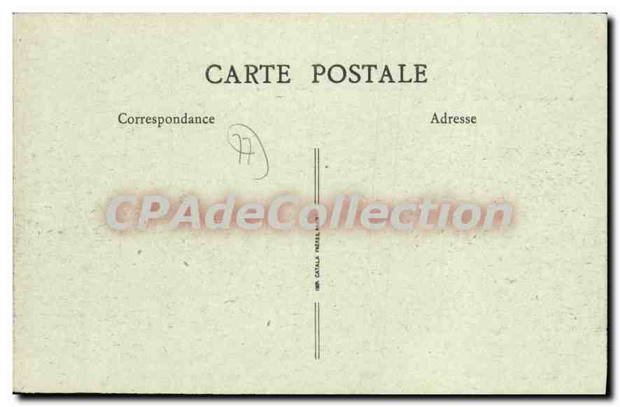 Provins — Ancien Palais des Comtes de Champagne — Collection Firmin Louis — Verso