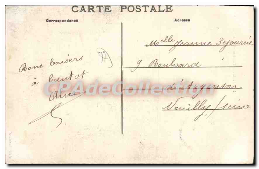 Faremoutiers — Les Tourelles — Publisher Gondard — Back