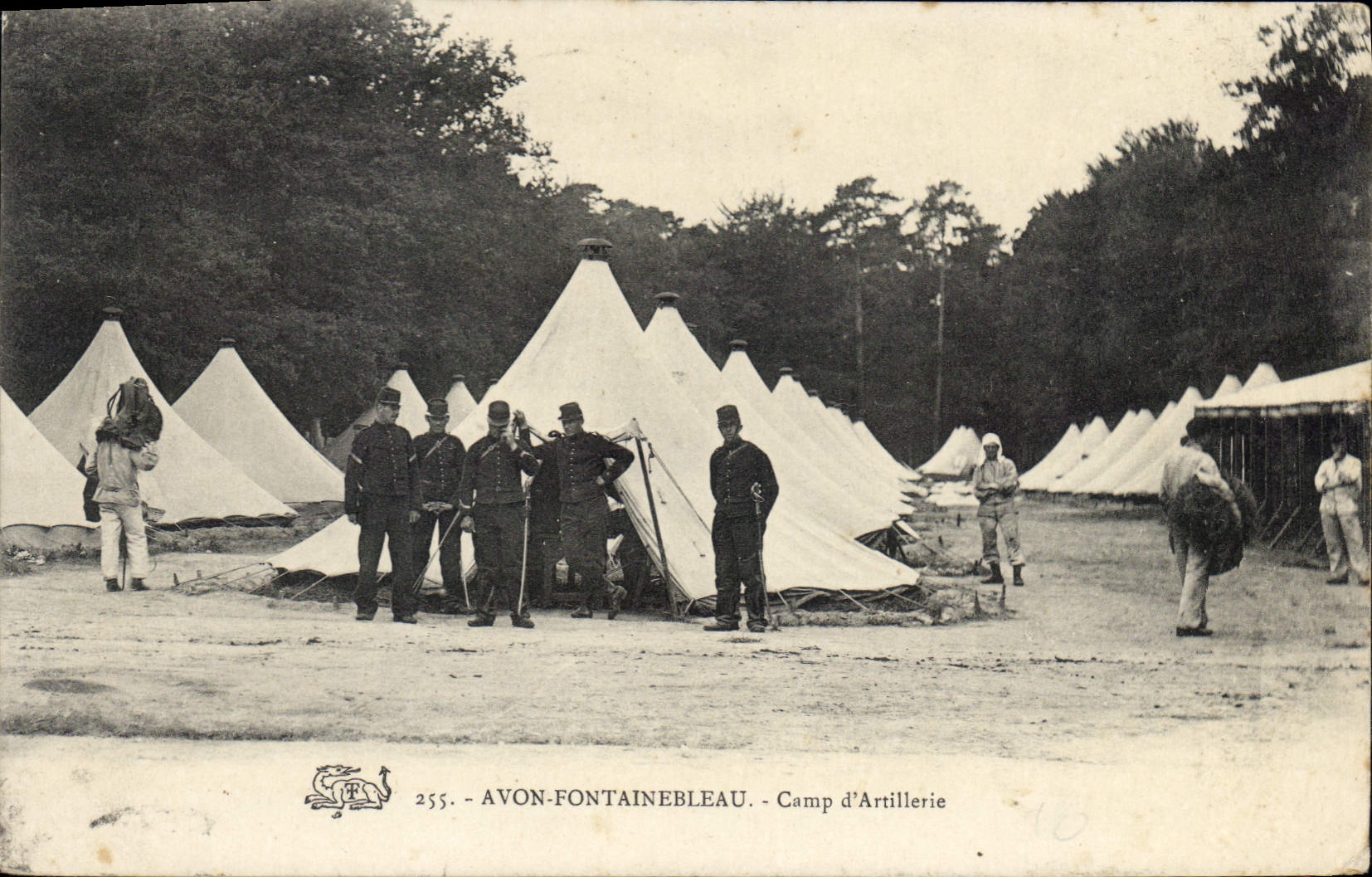 Avon-Fontainebleau — Camp d'Artillerie — wydawca Avon-Fontainebleau, nr 255