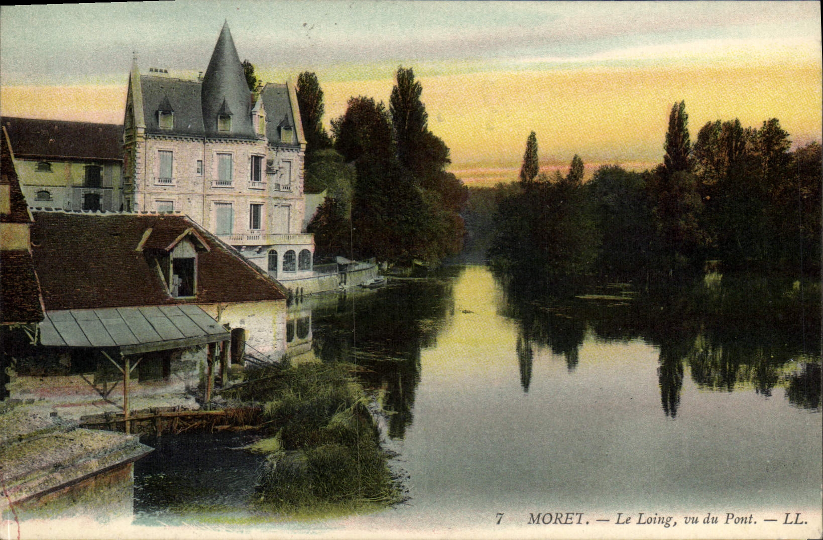 Moret-sur-Loing — Le Loing vu du Pont — LL