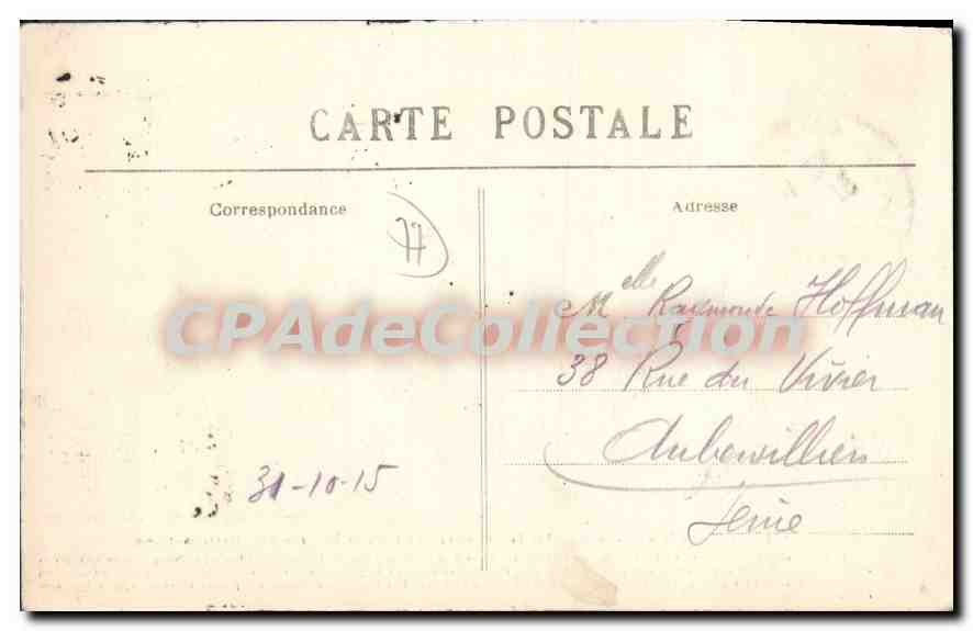 Provins (S.-et-M.) — Les Fortifications — La Porte de Jouy à la Ville Haute, XIIe siècle — Reverso