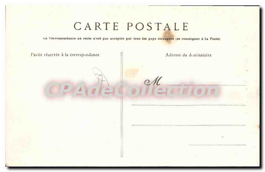 CPA Villeniard Un coin du Parc  — Verso