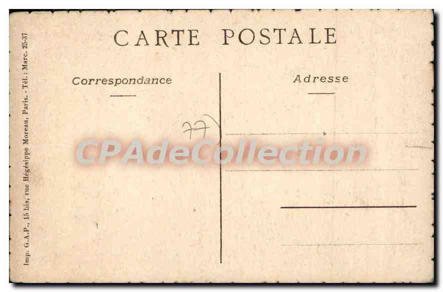 Moret-sur-Loing — La Poterne — P. Commarmond — Verso