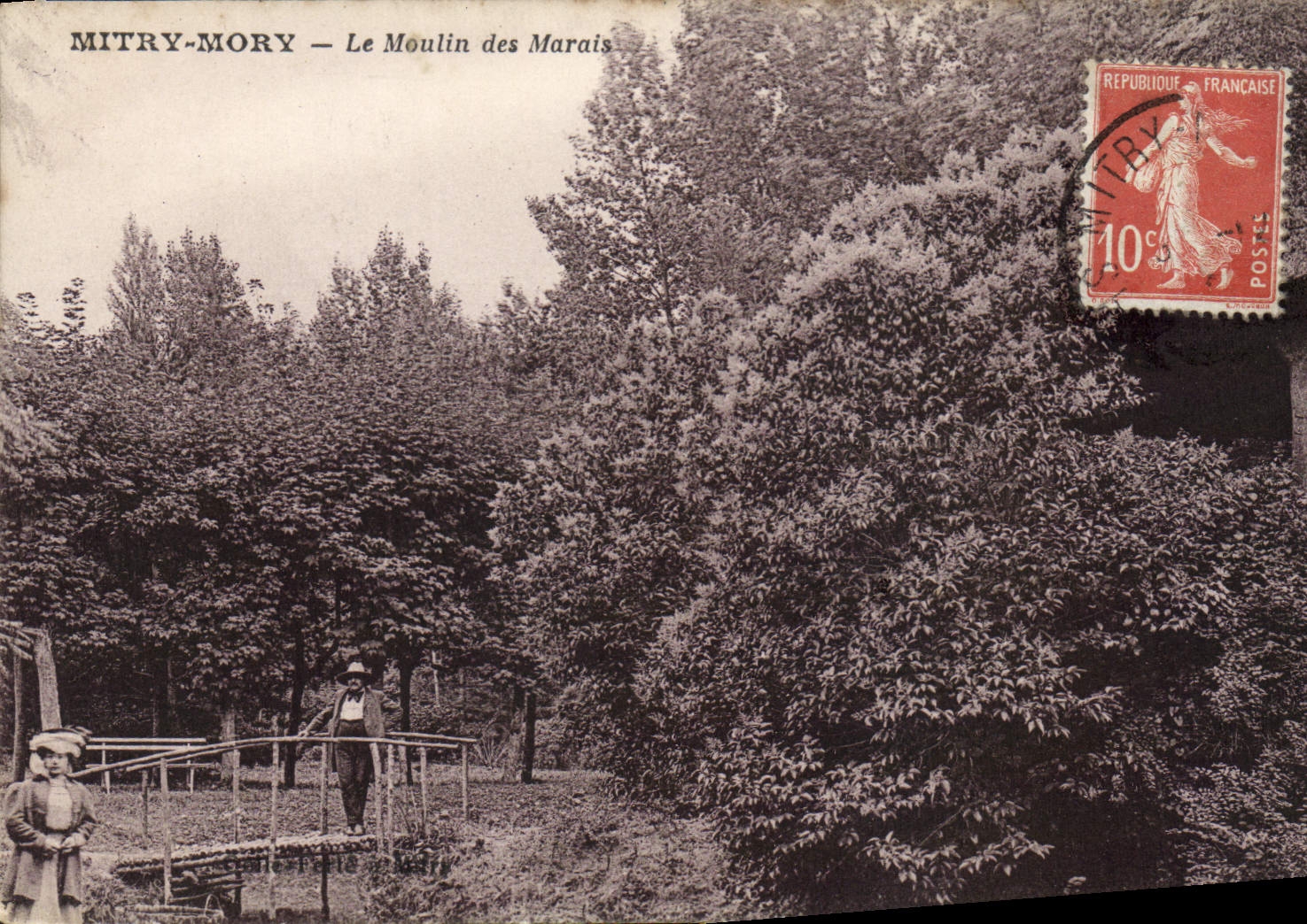 CPA Mitry Mory Le Moulin des Marais 