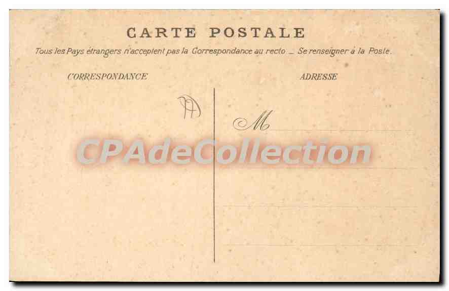 Pałac w Fontainebleau — La Treille du Roi — wydawca nieznany, nr 168 — Rewers