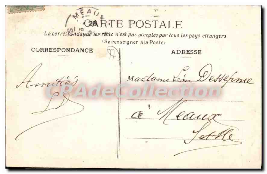 CPA Environs de Lizy sur Ourcq S et M Mary sur Marne Le pont du Chemin de fer  — Rückseite