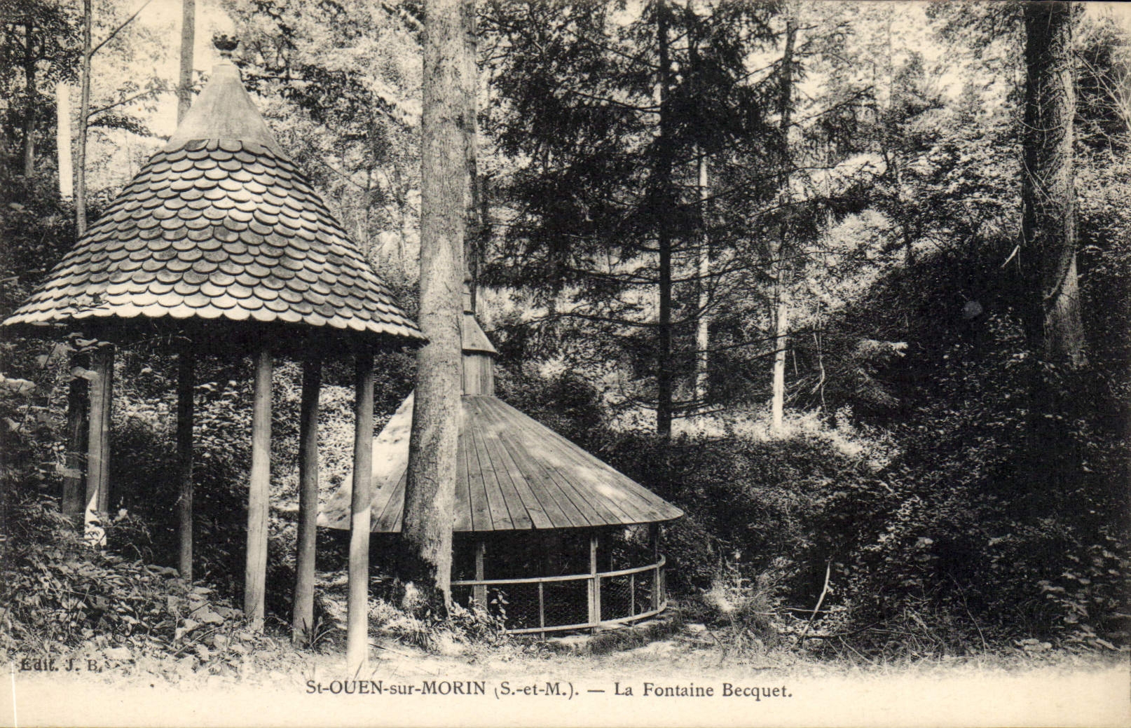 St-Ouen-sur-Morin (S.-et-M.) — La Fontaine Becquet — Edit. J. B.