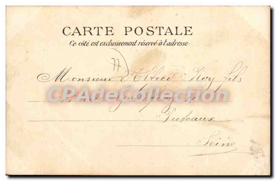 Fontainebleau — El Ayuntamiento — Émile Foureau — Reverso