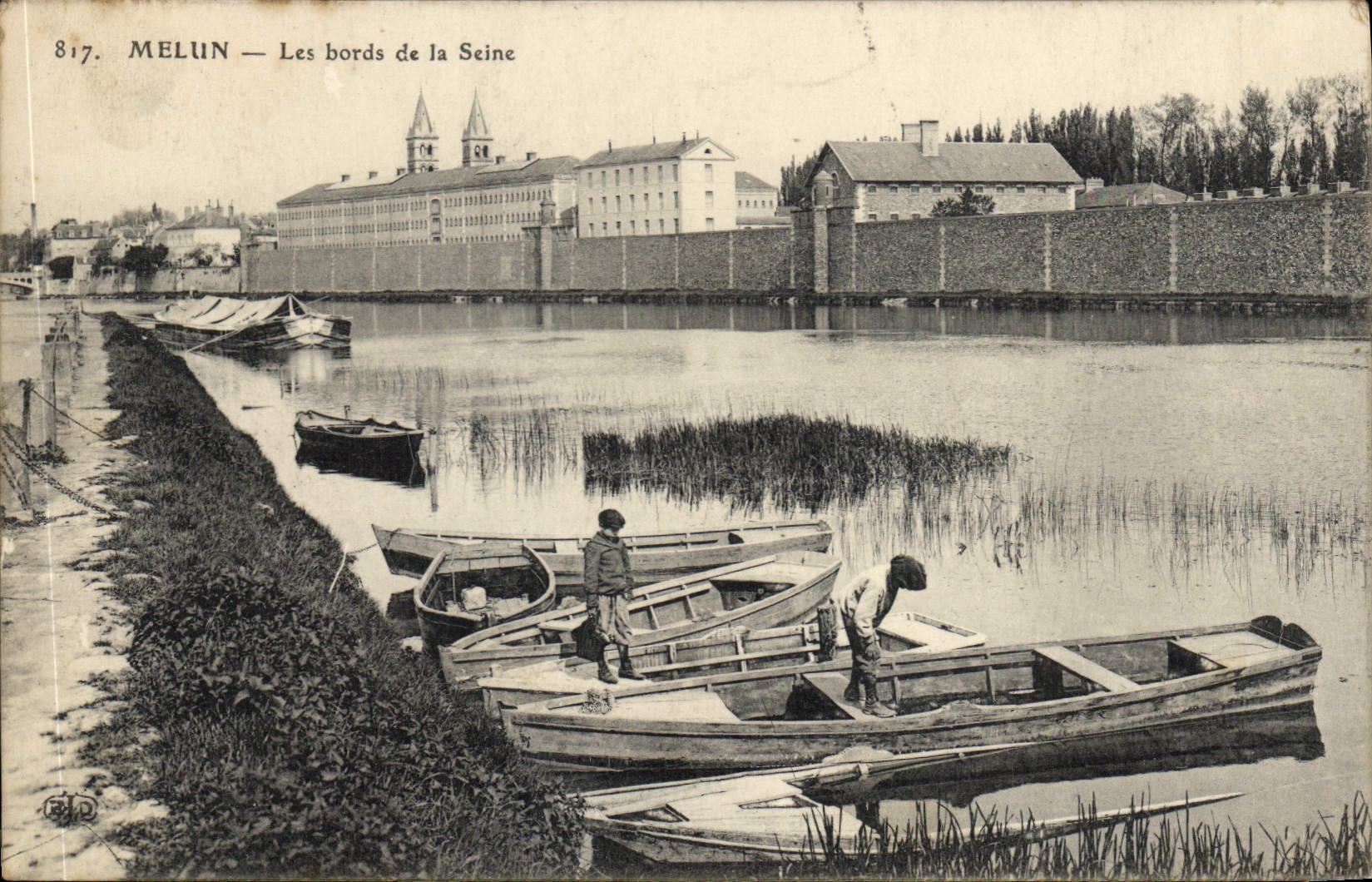 MELUN — Les bords de la Seine — Éditeur G. D. n° 817
