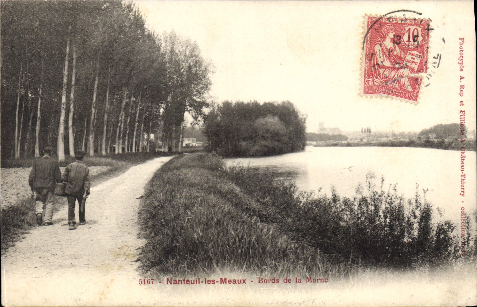 Nanteuil-les-Meaux — Bords de la Marne — Phototypie A. Rep et Filière & Château-Thierry
