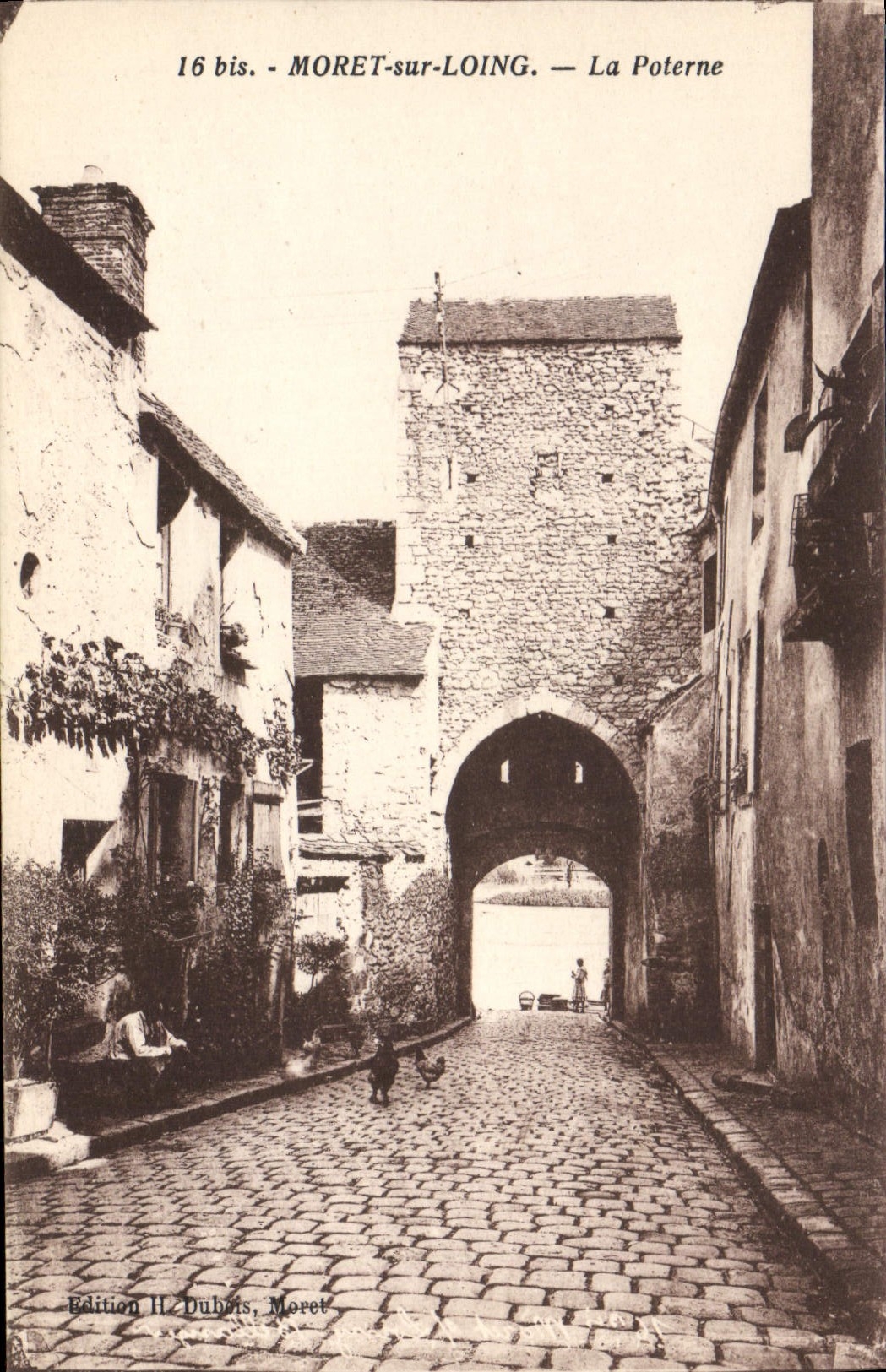 MORET-sur-LOING — La Poterne — Edición H. Dubois, Moret